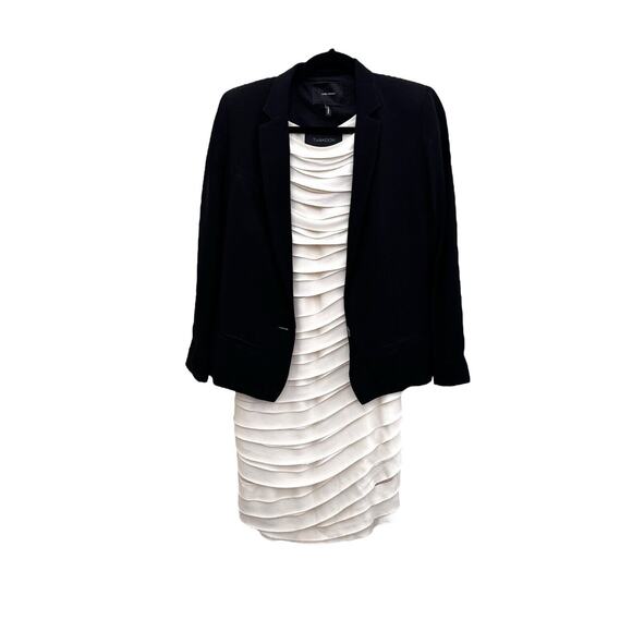 Isabel Marant Coat Single Breasted One button Black Blazer Viscose Sz 38 - Picture 2 of 11